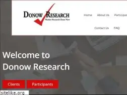 Sites similar to donowresearch.com