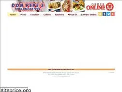 Sites similar to donpepesfreshmexicanfoodor.com