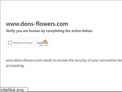 Sites similar to dons-flowers.com