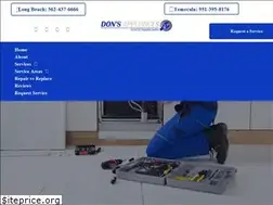 Sites similar to donsapplianceslongbeach.com