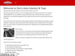 Sites similar to donsautointeriors.com