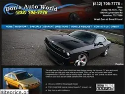 Sites similar to donsautoworld.com
