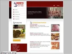 Sites similar to donsfoods.com