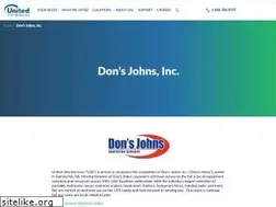 Sites similar to donsjohns.com