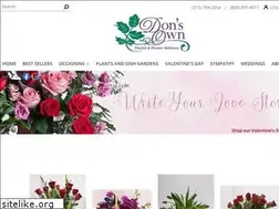 Sites similar to donsownflowershop.com