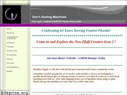 Sites similar to donssewing.com