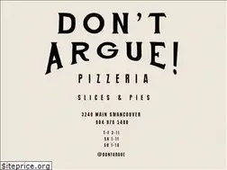 Sites similar to dontarguepizzeria.com