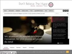Sites similar to dontbelievethehype.fr