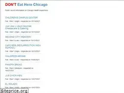 Sites similar to donteatherechicago.com