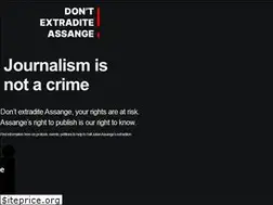 Sites similar to dontextraditeassange.com