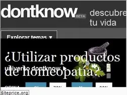 Sites similar to dontknow.net