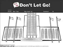 Sites similar to dontletgo.ca
