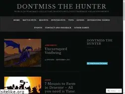 Sites similar to dontmissthehunter.com