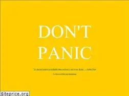 Sites similar to dontpanic.com