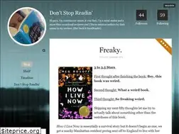 Sites similar to dontstopreadin.booklikes.com