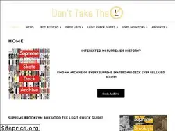 Sites similar to donttakethel.com