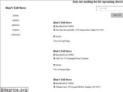 Sites similar to donttellsteve.com