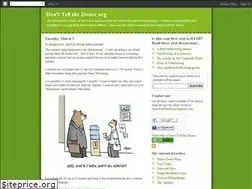 Sites similar to donttellthedonor.blogspot.com