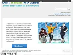 Sites similar to dontweightanylonger.wordpress.com