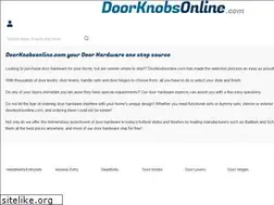 Sites similar to doorknobsonline.com