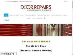 Sites similar to doorrepairs.com.au