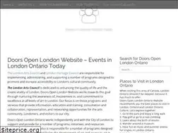 Sites similar to doorsopenlondon.ca