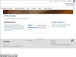 Sites similar to doosanelectronics.com