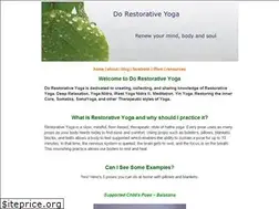 Sites similar to dorestorativeyoga.com