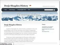 Sites similar to dorjeshugdenhistory.org