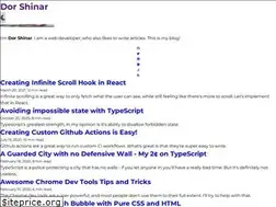 Sites similar to dorshinar.me
