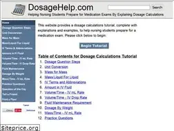 Sites similar to dosagehelp.com