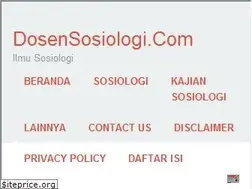 Sites similar to dosensosiologi.com