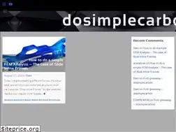 Sites similar to dosimplecarbon.com