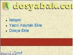 Sites similar to dosyabak.com