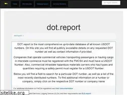 Sites similar to dot.report