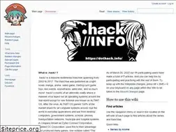 Sites similar to dothack.info