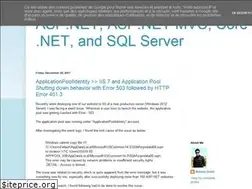 Sites similar to dotnetnsqlcorner.blogspot.com