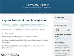 Sites similar to dotnetqueries.wordpress.com