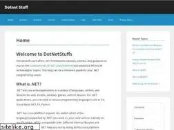 Sites similar to dotnetstuffs.com