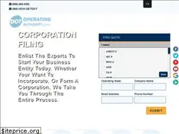 Sites similar to dotoperatingauthority.com
