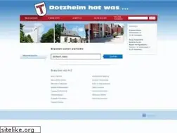 Sites similar to dotzheim-hat-was.de