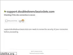 Sites similar to doubledownclassicslots.zendesk.com