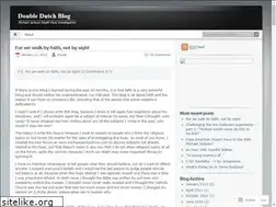 Sites similar to doubledutchblogs.wordpress.com