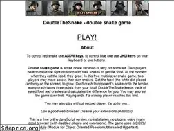Sites similar to doublesnakegame.com