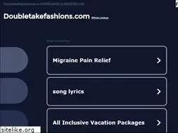 Sites similar to doubletakefashions.com