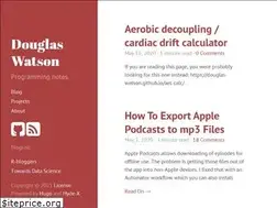 Sites similar to douglas-watson.github.io