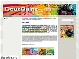 Sites similar to douzquinz.be