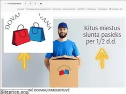 Sites similar to dovanudovana.lt
