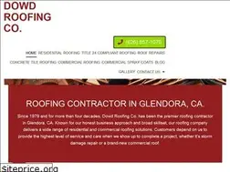 Sites similar to dowdroofing.com
