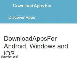 Sites similar to downloadappsfor.com
